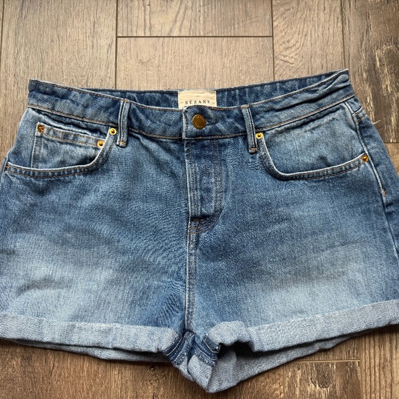 Sezane Niels Shorts Denim - Size 6/38 - Picture 4 of 7